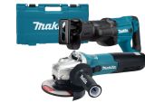 Набор электроинструмента Makita: угловая шлифмашина GA5090X01+ сабельная пила JR3051TK (ACSET-36)
