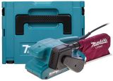 Ленточная шлифмашина Makita 9910J, 650 Вт, 270 м/мин, в кейсе MakPac