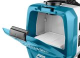 Набор: аккумуляторный ранцевый пылесос Makita DVC265ZXU + 2 аккумулятора Makita BL1850B (LXT 18В, 5Ач) + зарядное устройство Makita DC18RD быстрое двухпортовое (LXT 18В)