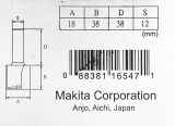 Фреза пазовая с 2 режущими кромками Makita 18х35х12х38х2Т, D-10431