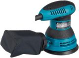 Эксцентриковая шлифовальная машина Makita, 300 Вт, 125 мм, 12000 об/мин, в кейсе, BO5031K