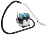 Аккумуляторный строительный пылесос Makita DVC150L, 2x18 В, с опцией работы от сети, 15 л, с 2 АКБ 5 Ач, без ЗУ (DUST-KITM13)