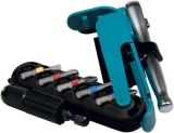 Набор бит Makita, 10 шт, с магнитным держателем и трещоткой, P-79142