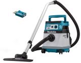 Набор: аккумуляторный пылесос Makita DVC157LZX3 + 2 аккумулятора Makita BL1850B (LXT 18В, 5Ач) + зарядное устройство Makita DC18RD быстрое двухпортовое (LXT 18В)