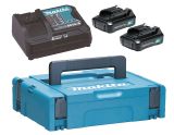 Набор Makita PSK MKP1SY122: 2 АКБ BL1016, Li-Ion, 12 В, 1.5 Ач и зарядное устройство DC10SB, 10.8/12 В, 5 А, в кейсе MakPac, 197652-7