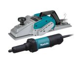 Набор электроинструмента Makita: прямошлифовальная машина GD0600 + рубанок 1806B (ACSET-65)