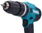 Аккумуляторная ударная дрель-шуруповерт Makita HP488DWE, 18 В, 1400 об/мин, 21000 уд/мин, с 2 АКБ 1.5 Ач и ЗУ, в кейсе