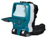 Набор: аккумуляторный ранцевый пылесос Makita DVC265ZXU + аккумулятор Makita 632G59-7 + зарядное устройство Makita 630876-7