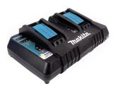 Набор: аккумуляторный пылесос Makita DVC157LZX3 + 2 аккумулятора Makita BL1850B (LXT 18В, 5Ач) + зарядное устройство Makita DC18RD быстрое двухпортовое (LXT 18В)