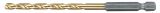 Сверло по металлу Makita HSS-TiN 3, 2x36x85, 1/4", D-14934