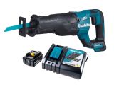 Аккумуляторная сабельная пила Makita DJR187Z, 18 В, 3000 ход/мин, 32 мм, с АКБ 3 Ач и ЗУ (PT1466)