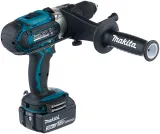 Аккумуляторная ударная дрель-шуруповерт Makita DHP451RFE, 1300 об/мин, с 2 АКБ 3 Ач и ЗУ, в кейсе