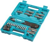 Аккумуляторная отвертка Makita DF001DW, с комплектом аксессуаров, в кейсе