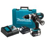 Аккумуляторная дрель-шуруповерт Makita DDF451RFE, с 2 АКБ 3 Ач и ЗУ, в кейсе