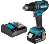 Аккумуляторная ударная дрель-шуруповерт Makita DHP485, 18 В, 1900 об/мин, 28500 уд/мин, с АКБ 3 Ач и ЗУ (DHP485P1Z)