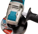 Аккумуляторная угловая шлифмашина Makita DGA519Z, 18 В, 125 мм, 8500 об/мин, без АКБ и ЗУ