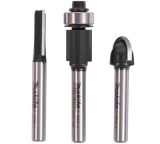 Набор фрез Makita 3 шт. (хвостовик 6 мм), D-70459