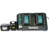 Набор Makita PSK MKP2PT184: 4 АКБ BL1840B, Li-Ion, 18 В, 4 Ач и быстрое двойное ЗУ DC18RD, 7.2-18 В, 2x9 А, в кейсе MakPac, 198489-5