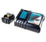 Набор Makita: аккумулятор BL1830B, Li-Ion, 18 В, 3 Ач и зарядное устройство DC18RC, 7.2-18 В, 3 А,  191A25-2/U, уцененный товар