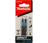 Бита Makita PH1, 50 мм, хвостовик 1/4", 2 шт. (B-63719)