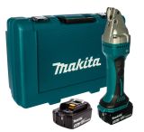 Аккумуляторные ножницы Makita DJS161RFE, 18 В, 2.5 мм, 4300 ход/мин, с 2 АКБ 3 Ач и ЗУ, в кейсе