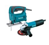 Набор инструмента Makita: лобзик 4329 + УШМ 9558HN, DK0116