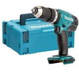 Аккумуляторная ударная дрель-шуруповерт Makita DHP453ZJ, 18 В, 1300 об/мин, 6000 уд/мин, без АКБ и ЗУ, в кейсе
