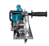 Набор Makita: аккумуляторная дисковая пила RS002GZ, 40 В, 260 мм, 4000 об/мин + АКБ BL4040, 40 В, 4 Ач + ЗУ DC40RA, 40 В, 6 А, PT1032