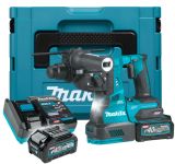 Аккумуляторный перфоратор Makita HR001GM201, 40 В, 2.8 Дж, 5000 уд/мин, с 2 АКБ 4 Ач и ЗУ
