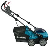 Аккумуляторный скарификатор-аэратор Makita, 40 В, 38 см, 50 л, 3200 об/мин, c 2 АКБ 4 Ач и ЗУ, UV001GM201