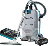 Аккумуляторный ранцевый пылесос Makita VC011G, 40 В, 6 л, с 2 АКБ 4 Ач и 2 ЗУ (PT1433)