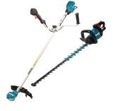 Аккумуляторный набор садовой техники Makita, 40 В: триммер UR002 + кусторез UH005, без АКБ и ЗУ