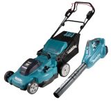 Аккумуляторный набор садовой техники Makita, 18 В: газонокосилка DLM539 + воздуходув DUB362, без АКБ и ЗУ