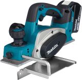 Аккумуляторный рубанок Makita DKP180RFE, с 2 АКБ 3 Ач и ЗУ, в кейсе