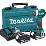 Аккумуляторный шуруповерт Makita DTD154RFE, 175 Нм, 3800 уд/мин, с 2 АКБ 3 Ач и ЗУ, в кейсе