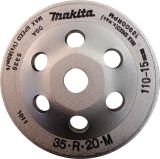 Чашка алмазная Makita по бетону, для финишной обработки, 110х15 мм, 792289-1