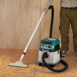 Аккумуляторный пылесос Makita DVC157LZX3, 2x18 В, 15 л, без АКБ и ЗУ