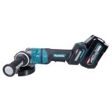 Аккумуляторная угловая шлифмашина Makita GA050GT101, 40 В, 125 мм, 11000 об/мин, c АКБ 5 Ач и ЗУ, в 2 кейсах MakPac