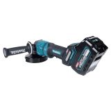 Аккумуляторная угловая шлифмашина Makita GA050GT101, 40 В, 125 мм, 11000 об/мин, c АКБ 5 Ач и ЗУ, в 2 кейсах MakPac