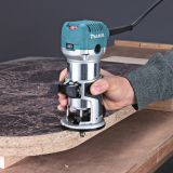Набор Makita: кромочный фрезер RT0700CX2, 710 Вт, 30000 об/мин + рюкзак PGH-190100, PT1013