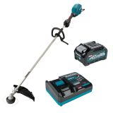 Набор Makita: аккумуляторный триммер UR007GZ01, 40 В, 7000 об/мин + аккумулятор BL4040, 40 В, 4 Ач + быстрое зарядное устройство DC40RA, PT959