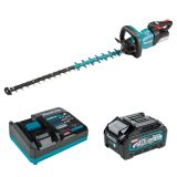 Набор Makita: аккумуляторный кусторез UH005GZ, 40 В, 75 см, 2500 ход/мин + АКБ BL4040, 40 В, 4 Ач + ЗУ DC40RA, 40 В, 6 А, PT962