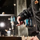 Аккумуляторный набор Makita, 40 В: дрель-шуруповерт DF001 + шуруповерт TD001, с АКБ 2.5 Ач и ЗУ, в кейсе MakPac