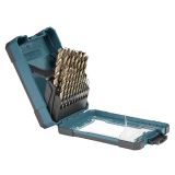 Набор сверл по металлу Makita, HSS-Сo, 1-10 мм, 19 шт., D-67561