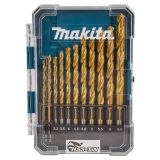 Набор сверл по металлу Makita, HSS-TiN Economy, 1.5-6.5 мм, 13 шт., D-72855