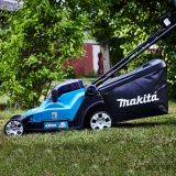 Аккумуляторная газонокосилка Makita LXT 2x18 В, 43 см, 50 л, с 2 АКБ 5 Ач и ЗУ, DLM432PT2