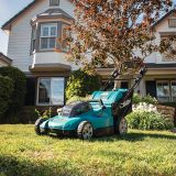 Аккумуляторный набор садовой техники Makita, 18 В: газонокосилка DLM539 + воздуходув DUB362, без АКБ и ЗУ