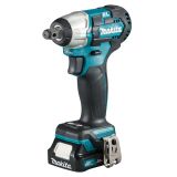 Аккумуляторный ударный гайковерт Makita TW161DWAE, 2400 об/мин, с 2 АКБ 2 АЧ и ЗУ, в кейсе