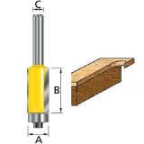 Фреза кромочная прямая Makita "Эконом" 12, 7х38x12x90x3T, D-68052