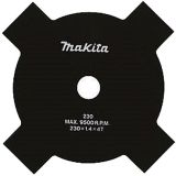 Нож для травы Makita, 4 зуба, d 230x25, 4 мм, DA00000181